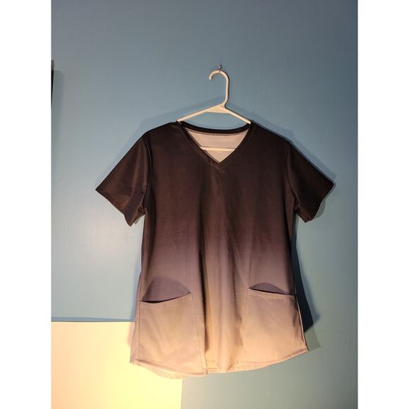 Mens 2 Tone Scrubs Medical Top Size M - Picture 1 of 5